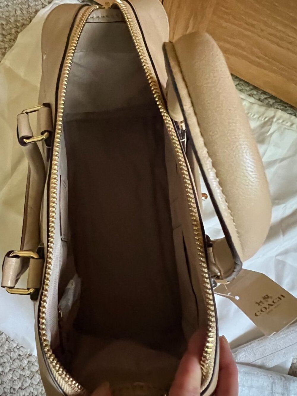 COACH - Rhyder 33689 Medium Zip Satchel-New with Tag - Picture 5 of 14